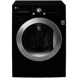 LG FH4A8FDN8 Freestanding Washing Machine, 9kg Load, A+++ Energy Rating, 1400rpm Spin, Black